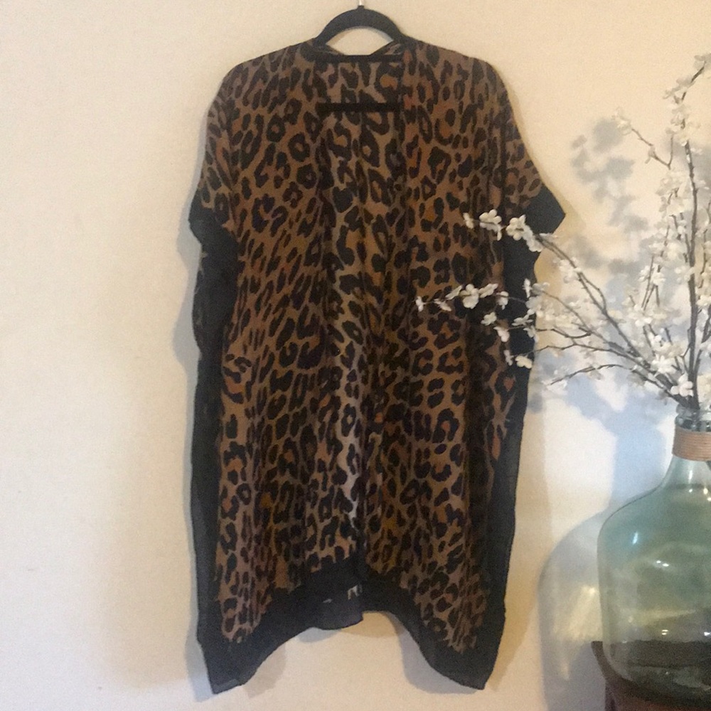 Leopard print Cover up